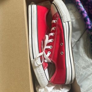COPY - Unisex low top red converses